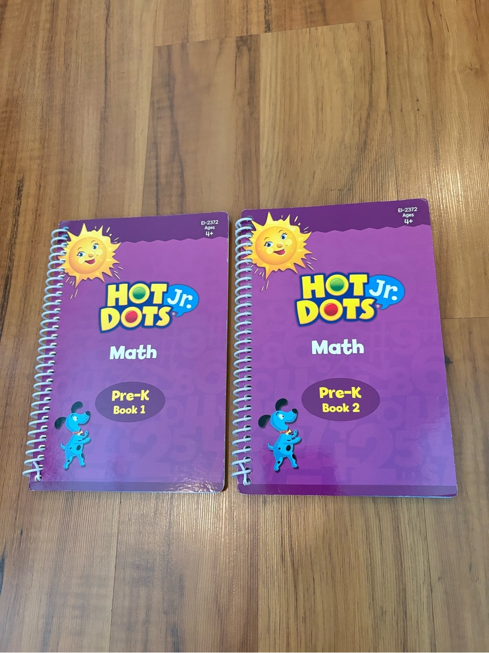 Hot Dots Jr. Pre-K Math Workbooks - Set of 2